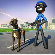 Stickman Police Dog Chase Crime Simulator(˾Ȯ׷ģİ)