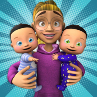 �p胞胎新生���鹤o理保姆日托(Twin Newborn Baby Care - Babysitter Daycare Game)游��1.0.4 安卓版